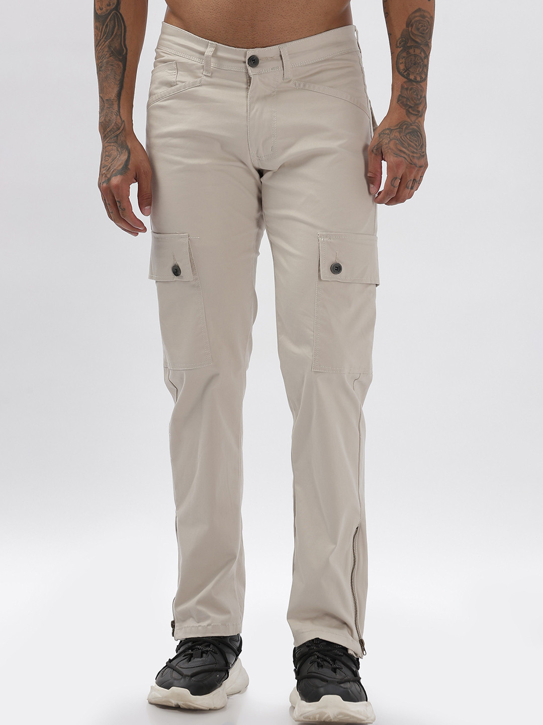 BEVDAAS Men Comfort High-Rise Jeans