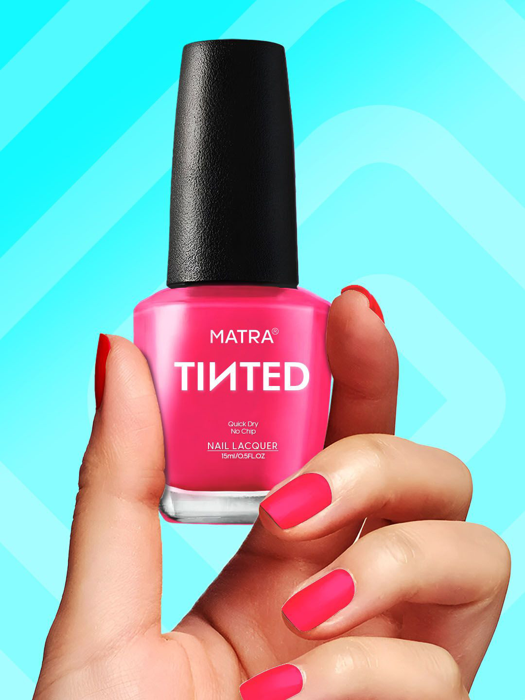 MATRA Quick Dry & No Chip Long Lasting Tinted Nail Lacquer 15 ml - Bossy Barbie