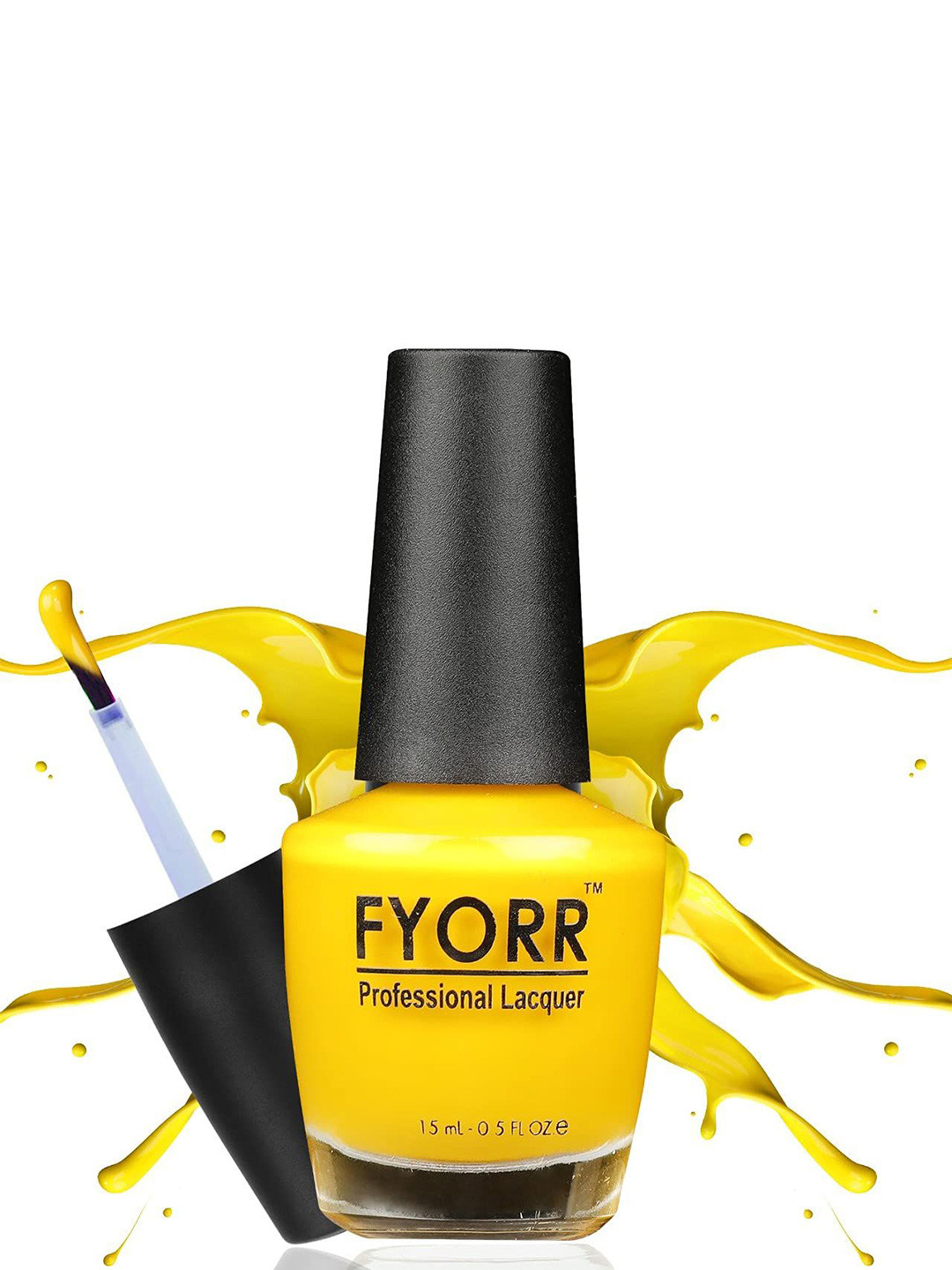 FYORR Professional Lacquer Long Lasting Nail Polish - 15ml - Banana Powder