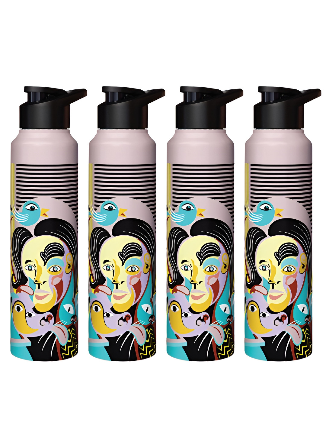 Speedex Multi Conversational Stainless Steel Lockable Lid 4 Piece Sipper - 1L