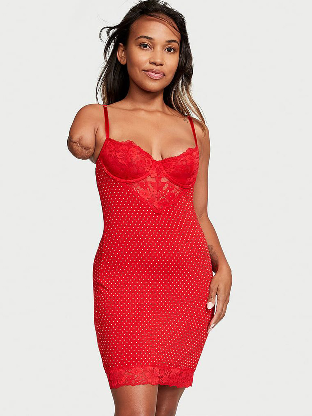 Victoria's Secret Modal & Lace Mini Slip