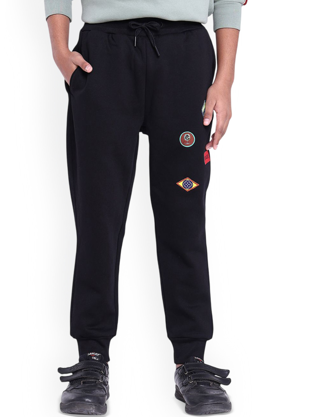 Rare Ones Boys Drawstring Applique Trackpant