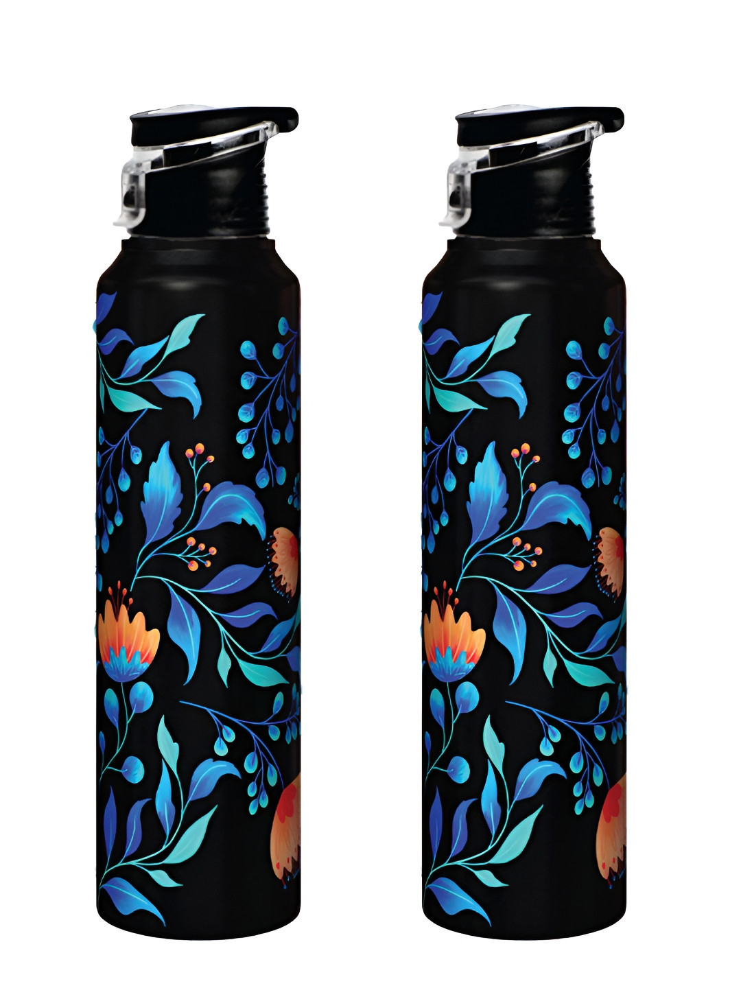 Speedex Atelier Multi Tropical Stainless Steel Flip Top 2 Piece Water Bottle - 1L