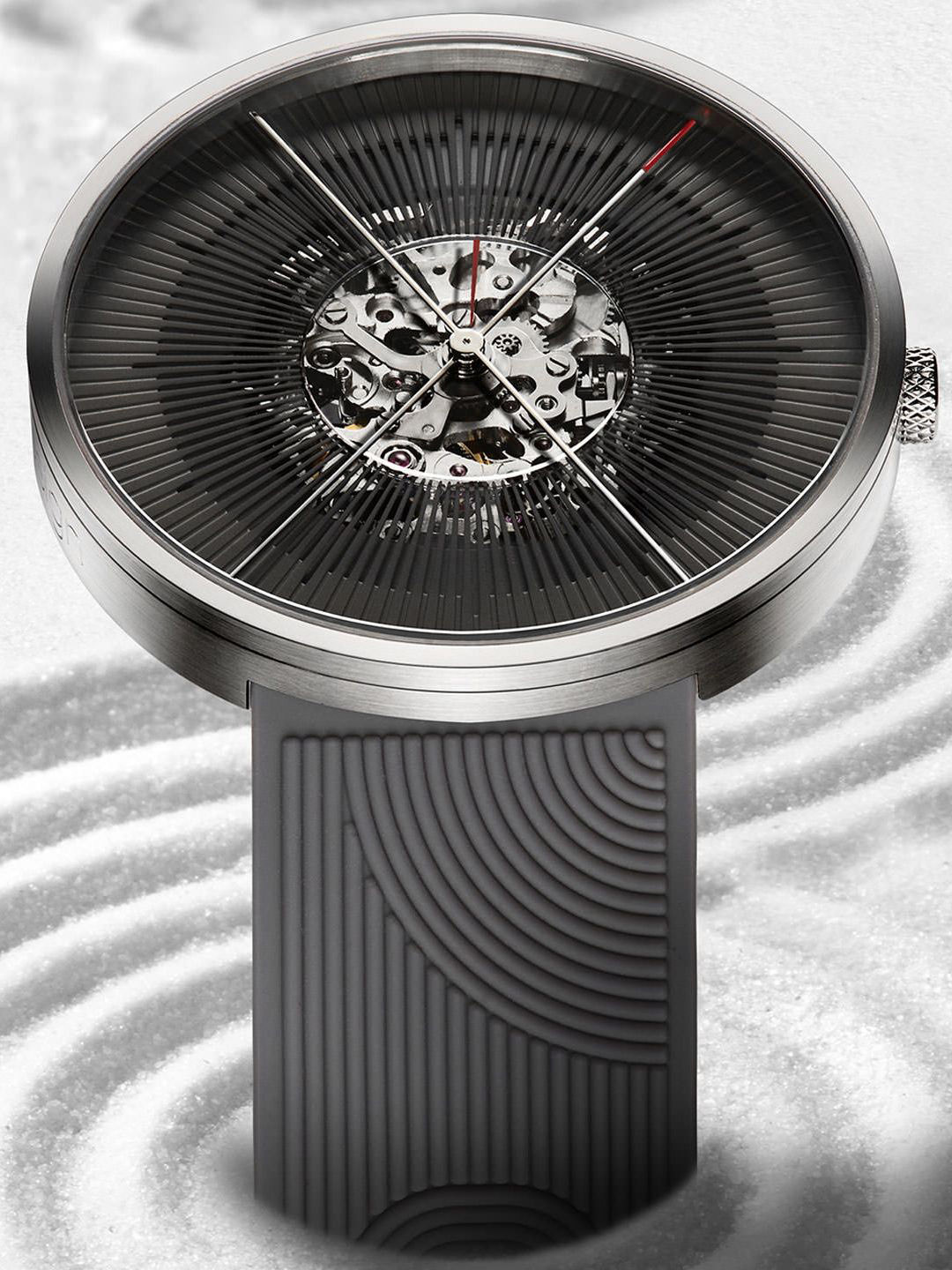 CIGA Design Men Dial & Straps Analogue Automatic Motion Powered Watch J011-SIBL-W35