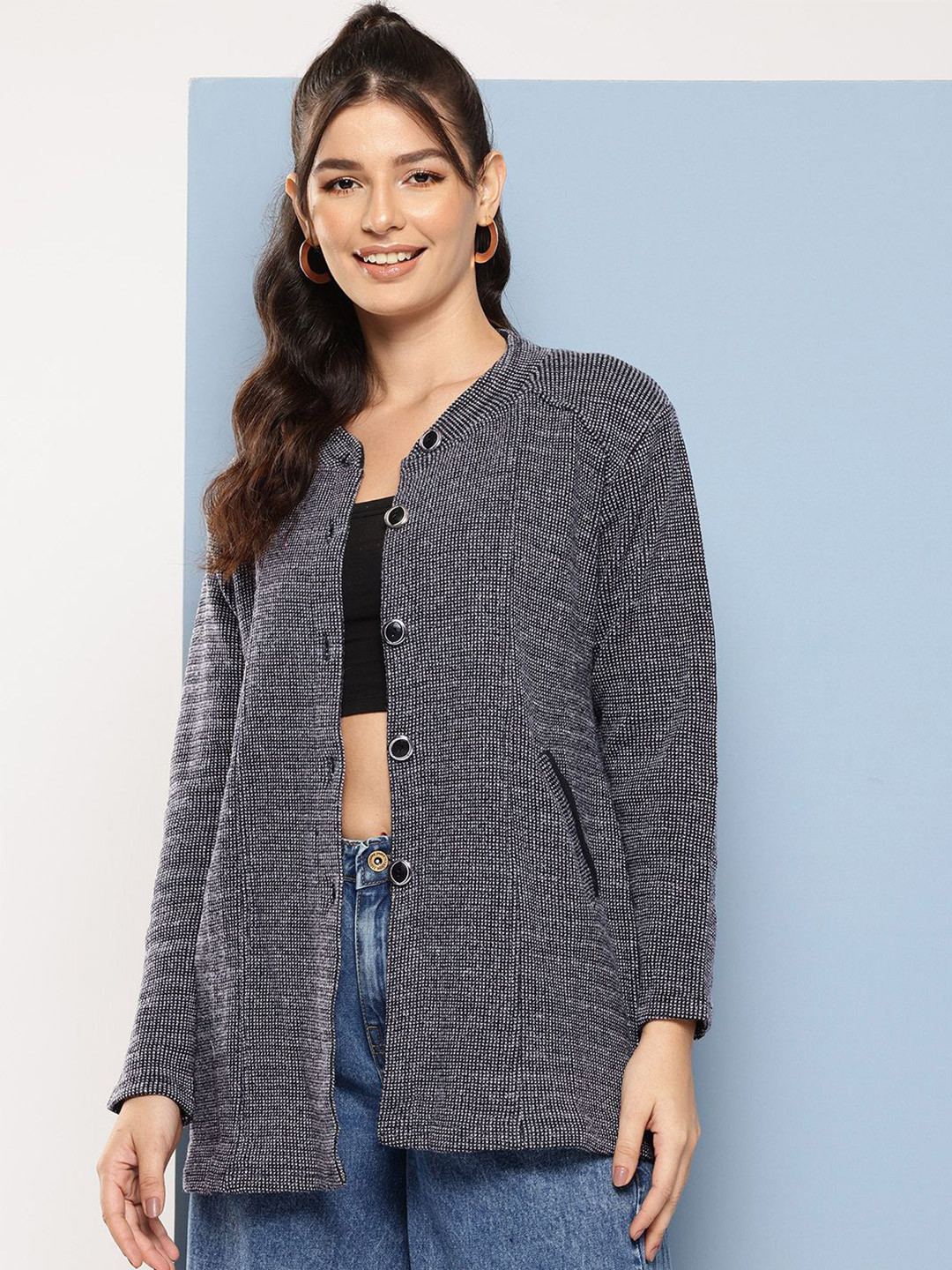 BAESD Women Woollen Cardigan