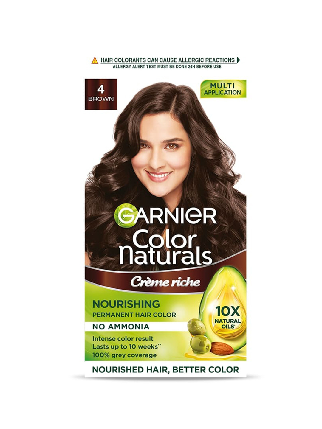 Garnier Color Naturals Creme Hair Color 4 Brown