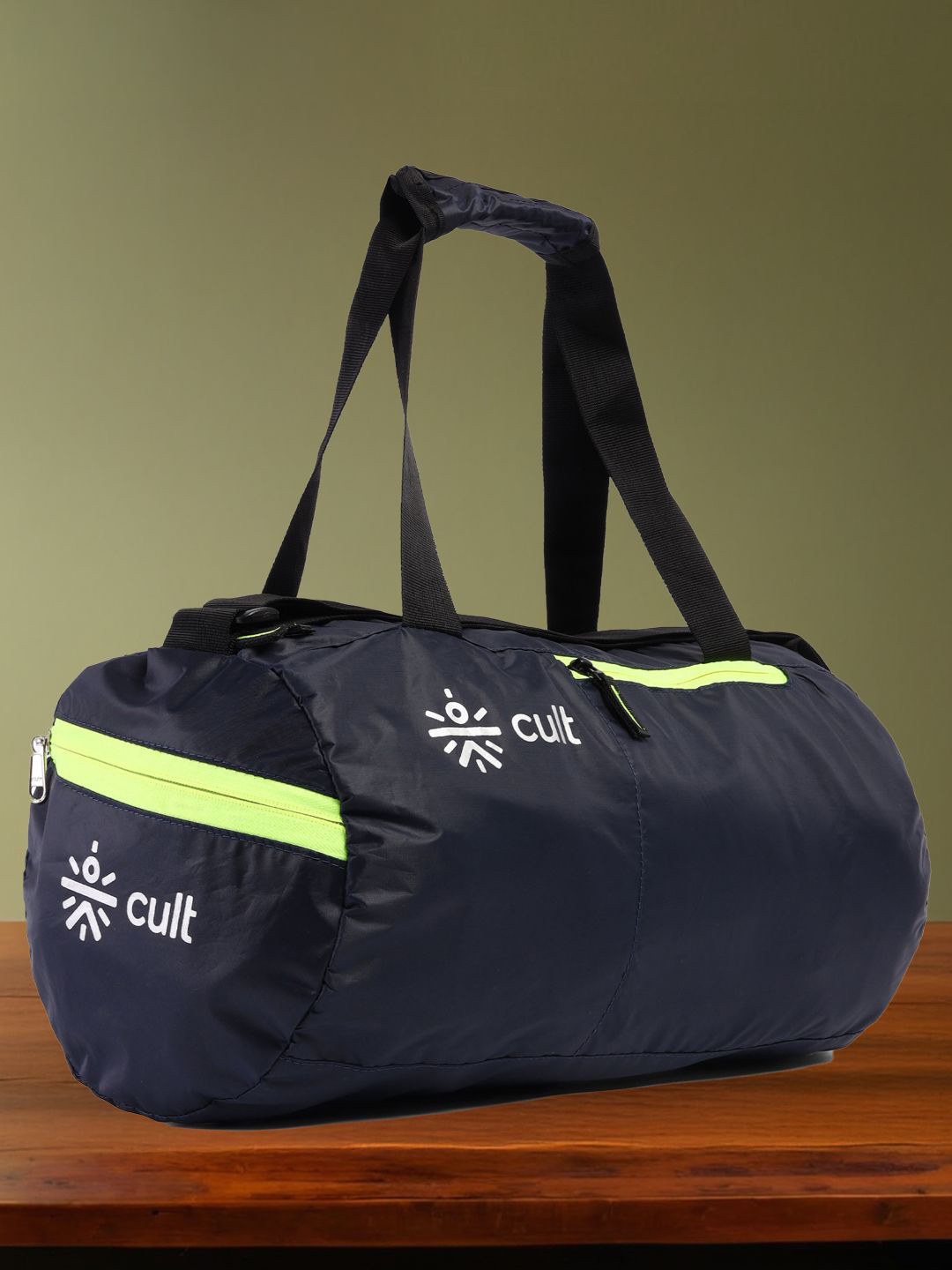 CULT Black & Neon Gym Duffle Bag 20 Litre