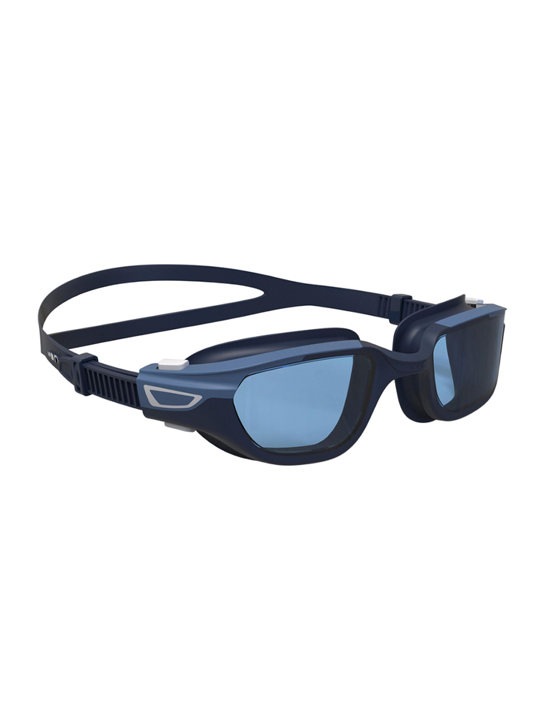 Decathlon  Blue UV Protected Anti-Fogging Adjustbale Swimming Tinted Goggles