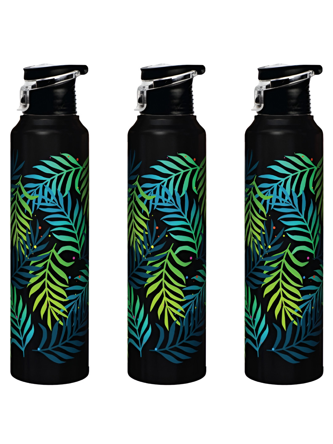 Speedex Multi Tropical Stainless Steel Lockable Lid 3 Piece Water Bottle - 1L