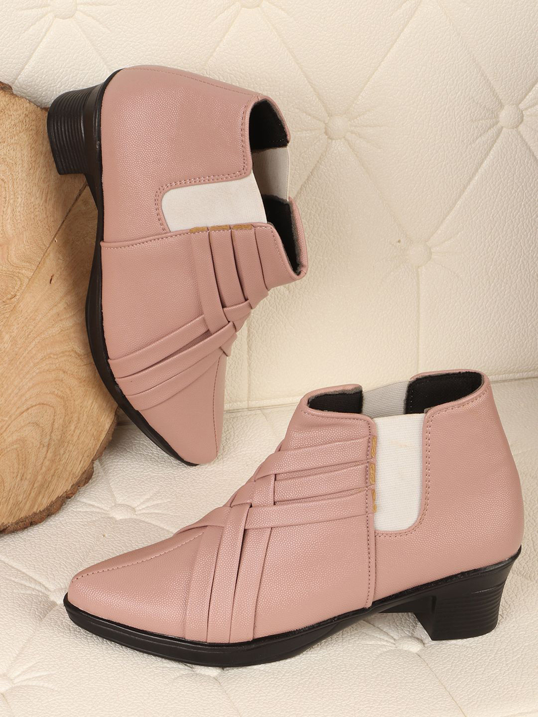 Denill Women Pointed-Toe Wedge Winter Boots