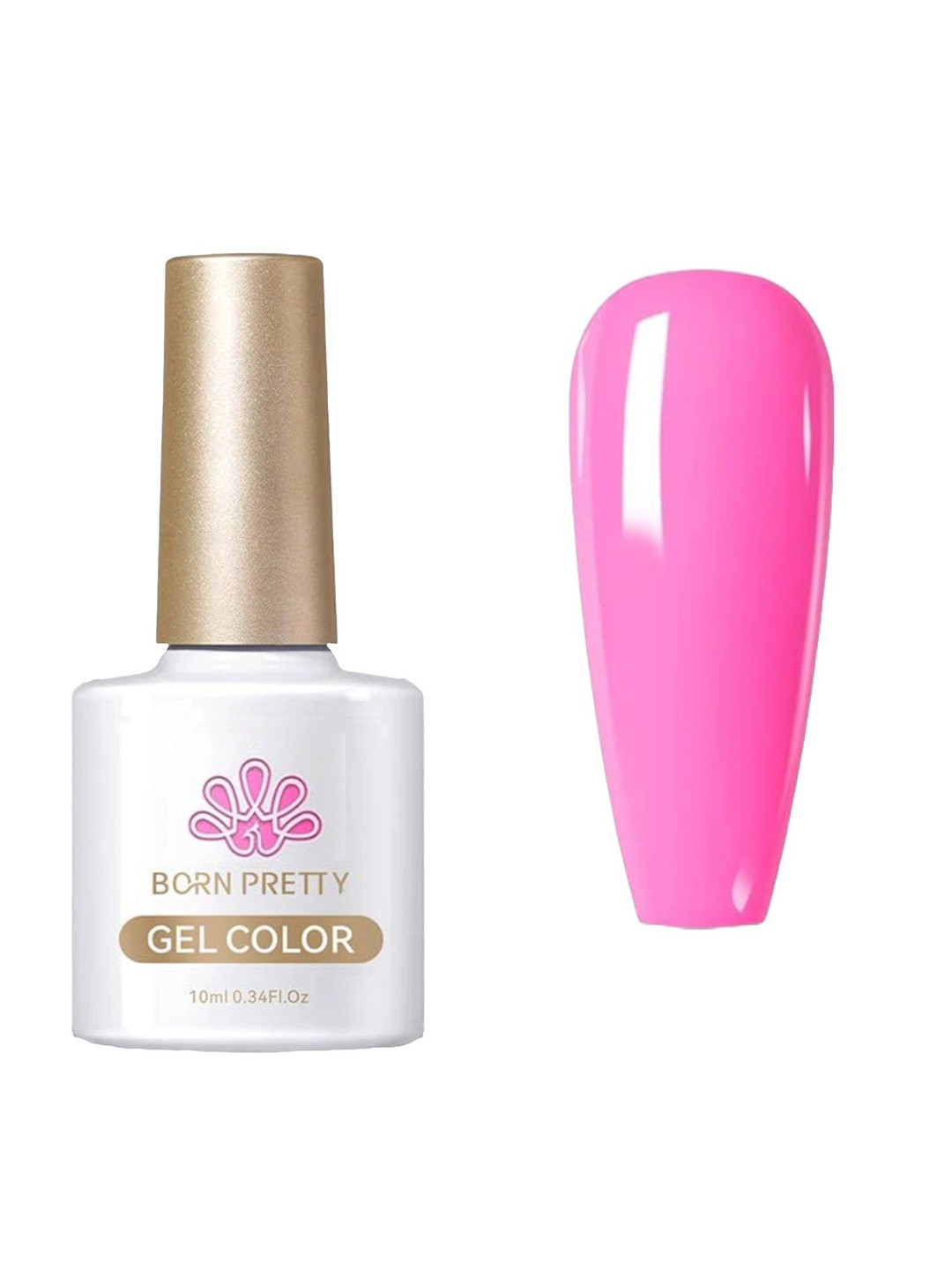 BORN PRETTY Gel Nail Polish 10ml - Neon Pink - HP02