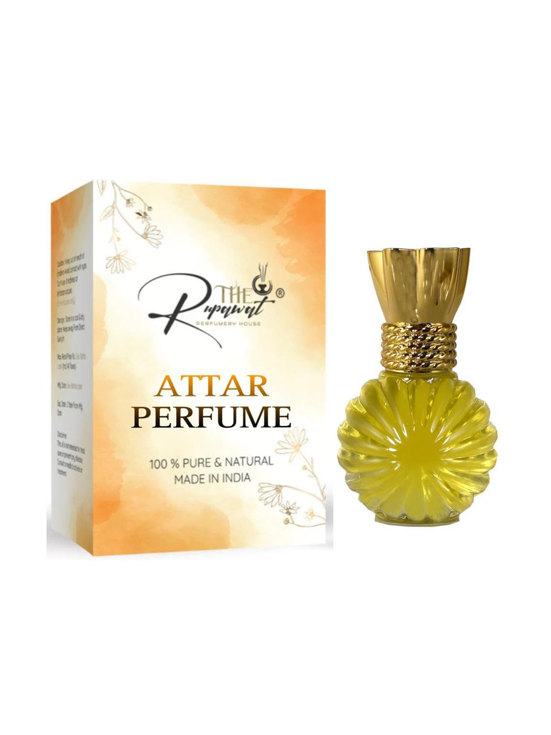 THE RUPAWAT Perfumery House Candy Rose Premium Pure & Natural Alcohol Free Attar - 12 ml