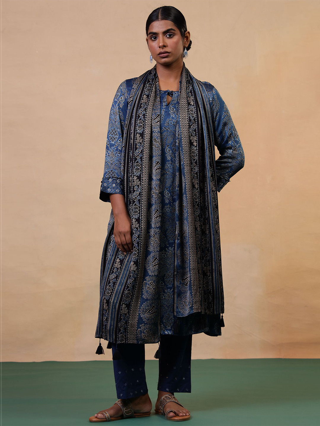 Folk Song Printed Viscose Rayon Dupatta