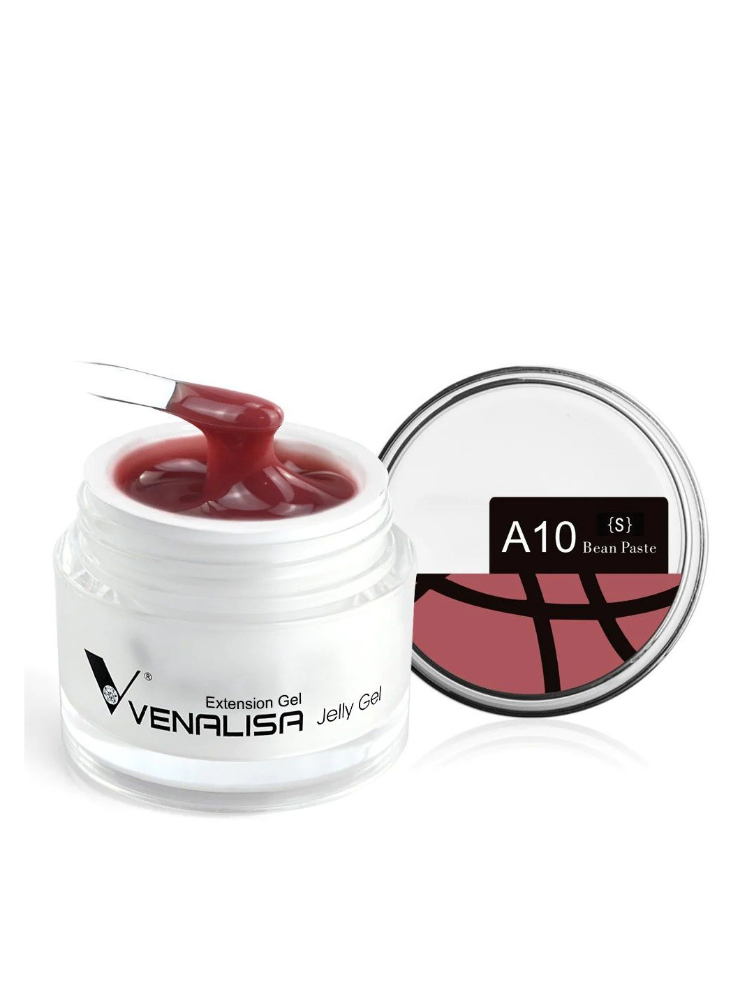 VENALISA UV Sculpture Nail Extension Hard Jelly Builder Gel - 15 ml - Bean Paste A10 (S)
