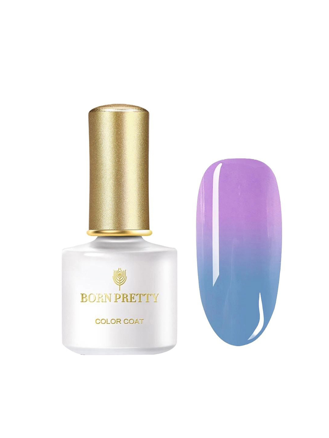 BORN PRETTY Color Coat Gel Nail Polish- 6 ml- Blue -TG16