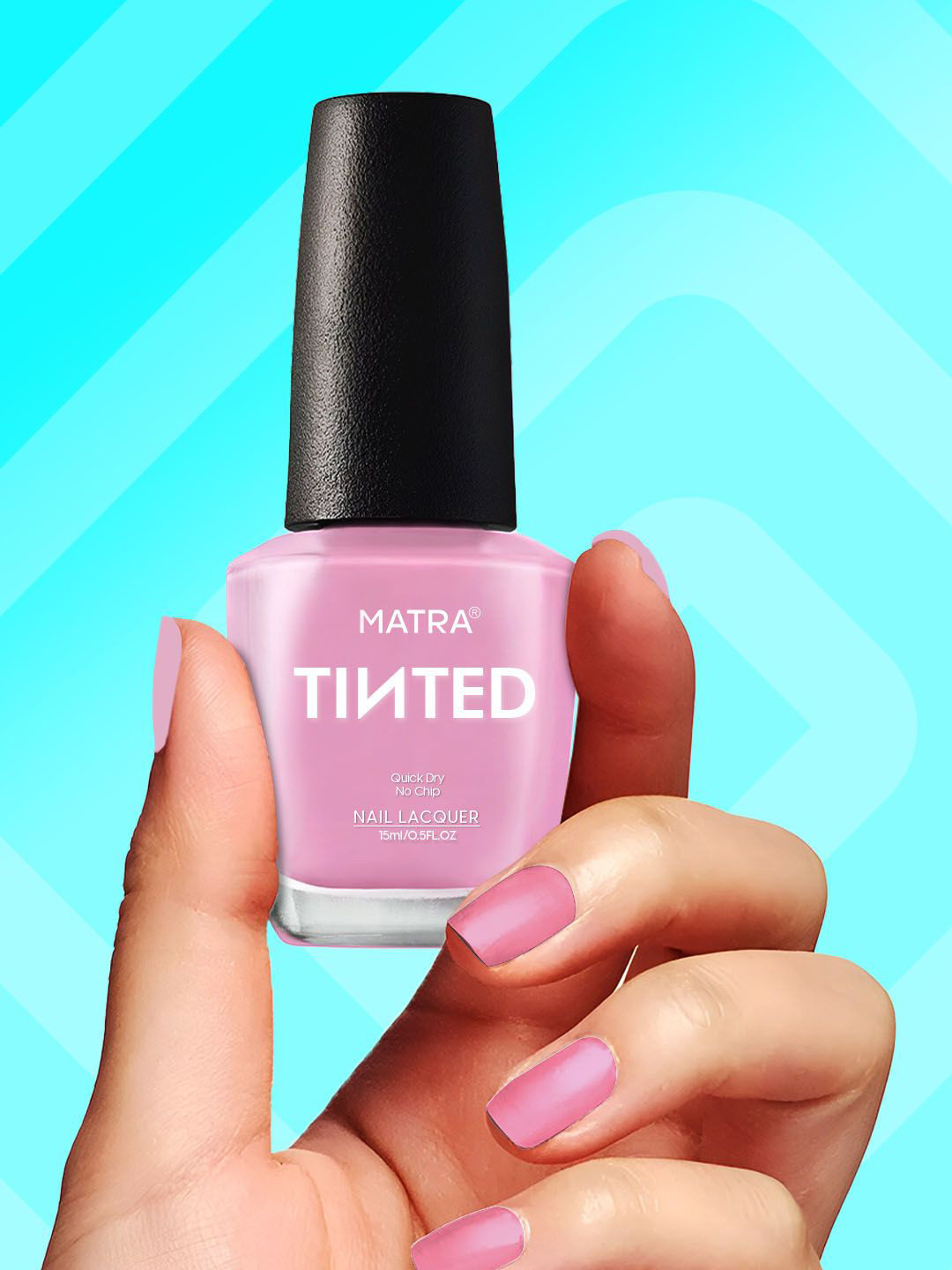 MATRA Tinted Quick Dry No Chip Nail Lacquer 15ml - Lusty Lilac