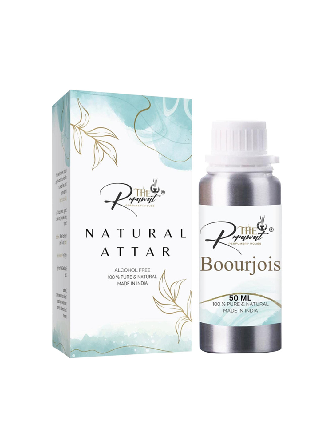 THE RUPAWAT Perfumery House Boourjois 100% Pure & Natural Alcohol Free Attar - 50 ml