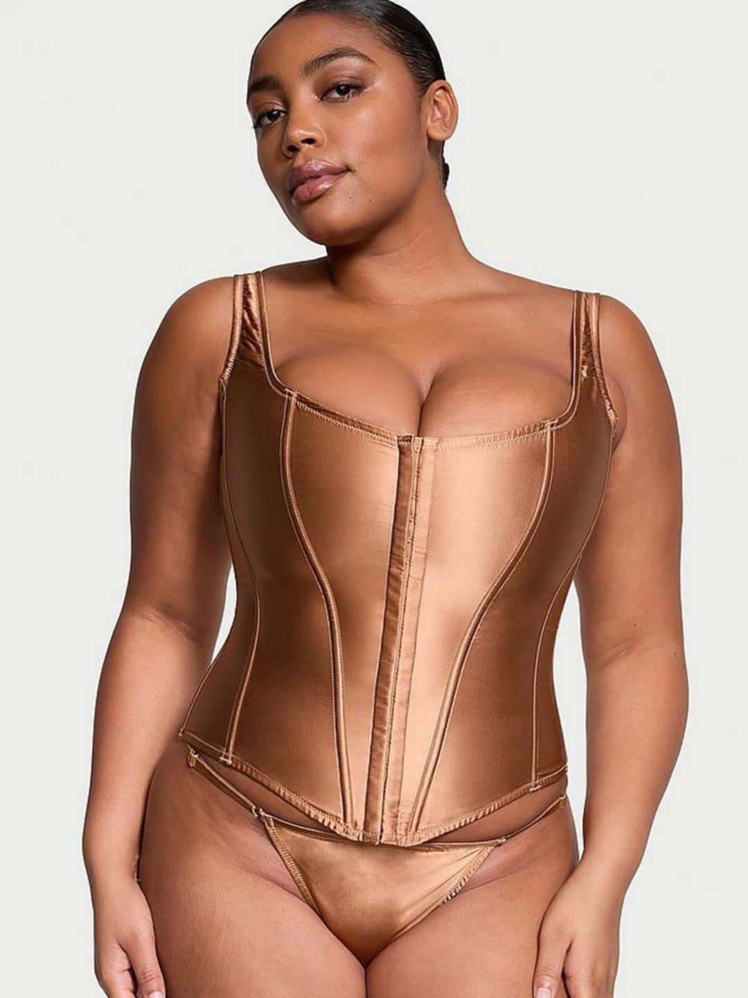 Victoria's Secret Very Sexy The Classic Silk Corset Set