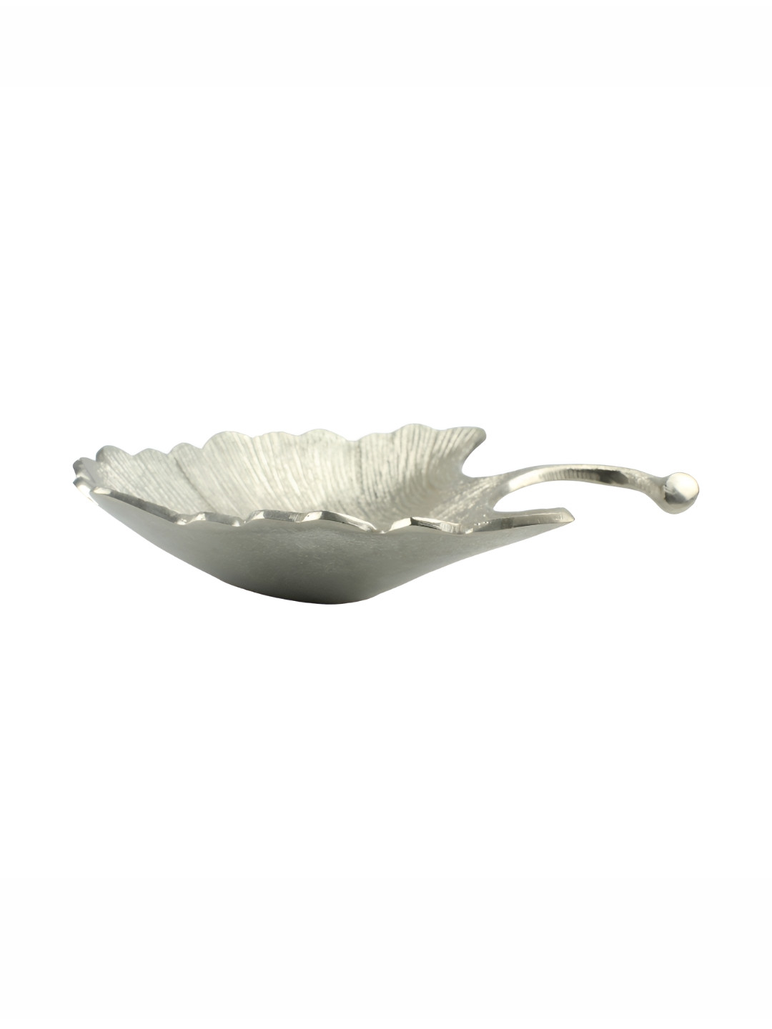 Hind Decor Textured Leaf Decorative Bowl