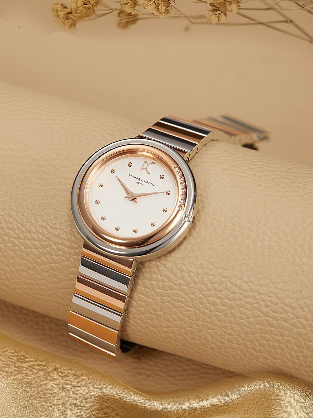 pierre cardin Women Dial & Stainless Steel Straps Analogue Multi Function Watch CF.1010.MU.3