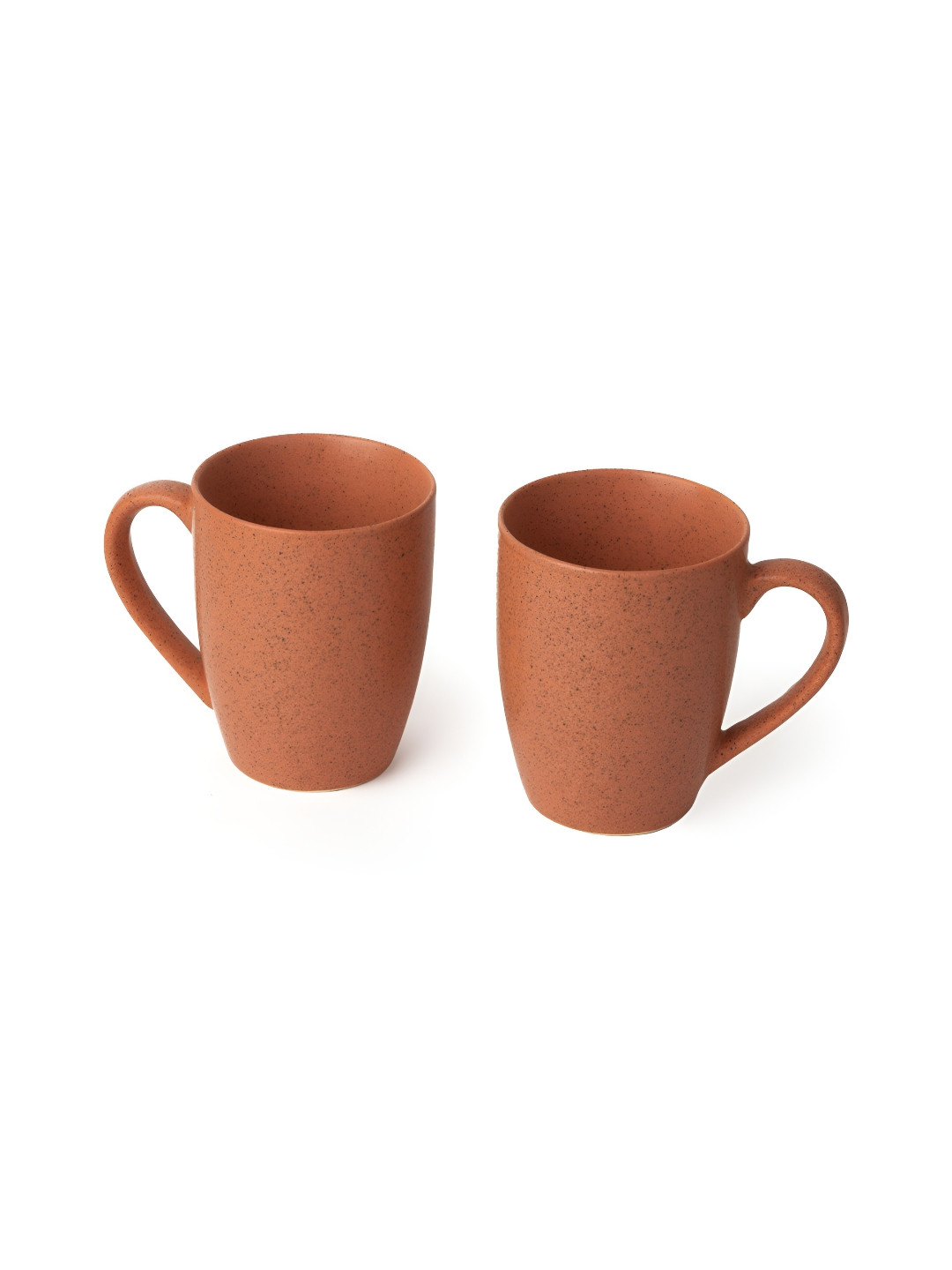 BODHI HOUSE Carnival Orange Ceramic Handmade 2 Piece Cups-300ml