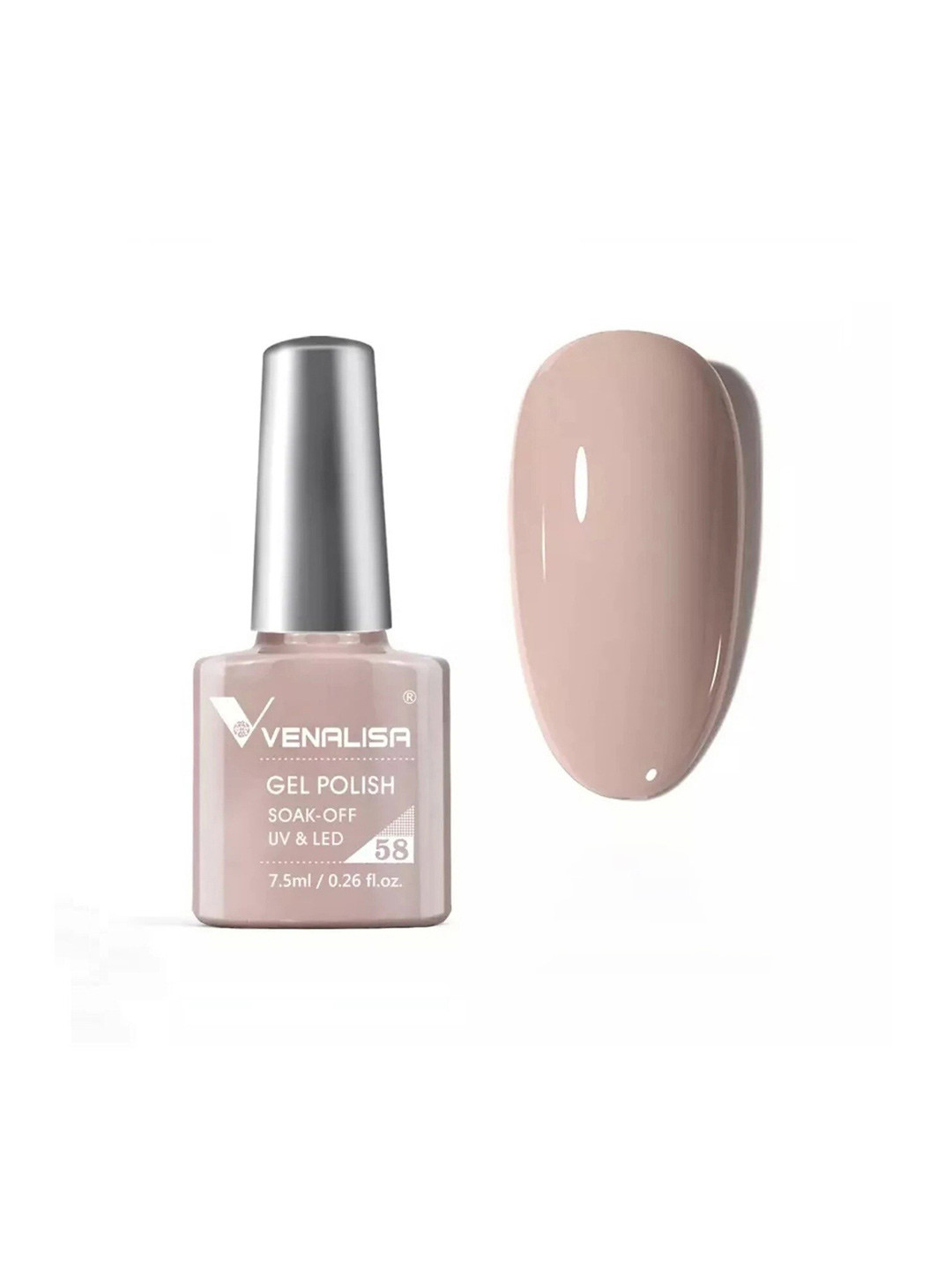 VENALISA Soak-Off UV & LED Gel Nail Polish - Shade 58