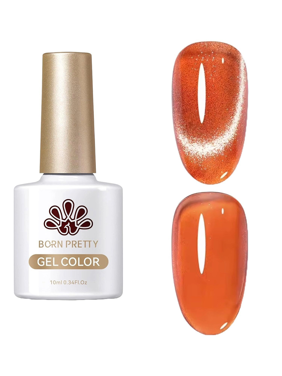 BORN PRETTY Amber Crystal Long Lasting Gel Nail Polish 10ml - AC04