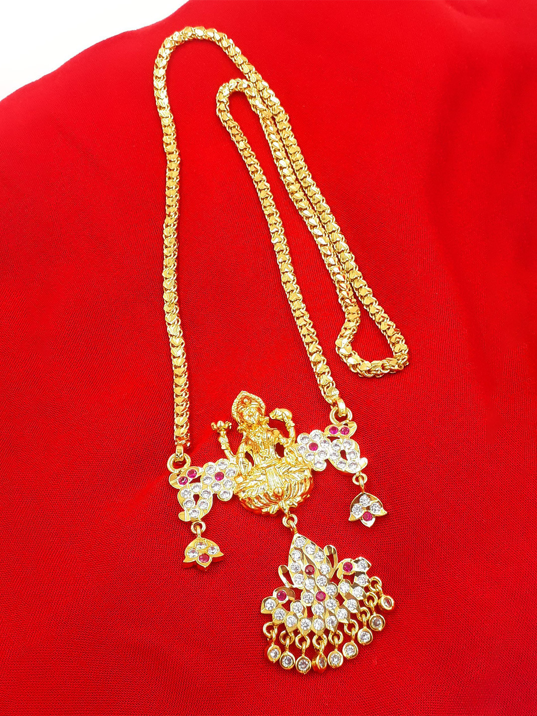 Anujeet Fashion Hub Copper Gold-Plated Chain