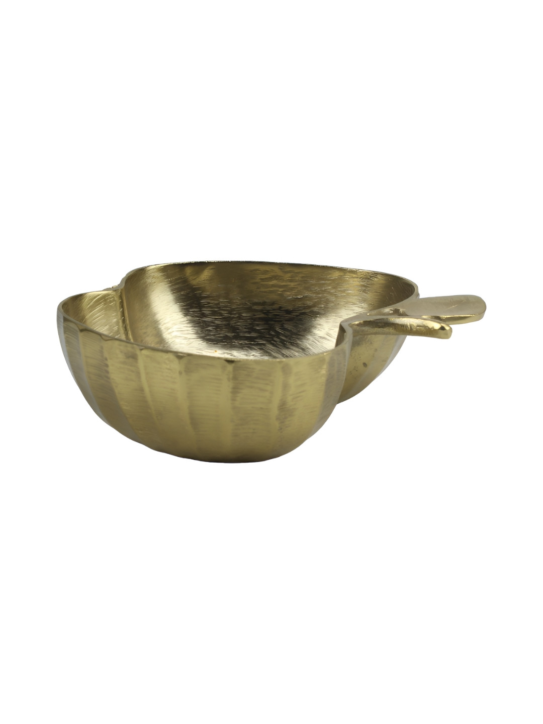 Hind Decor Textured Apple Shaped Decorative Bowl