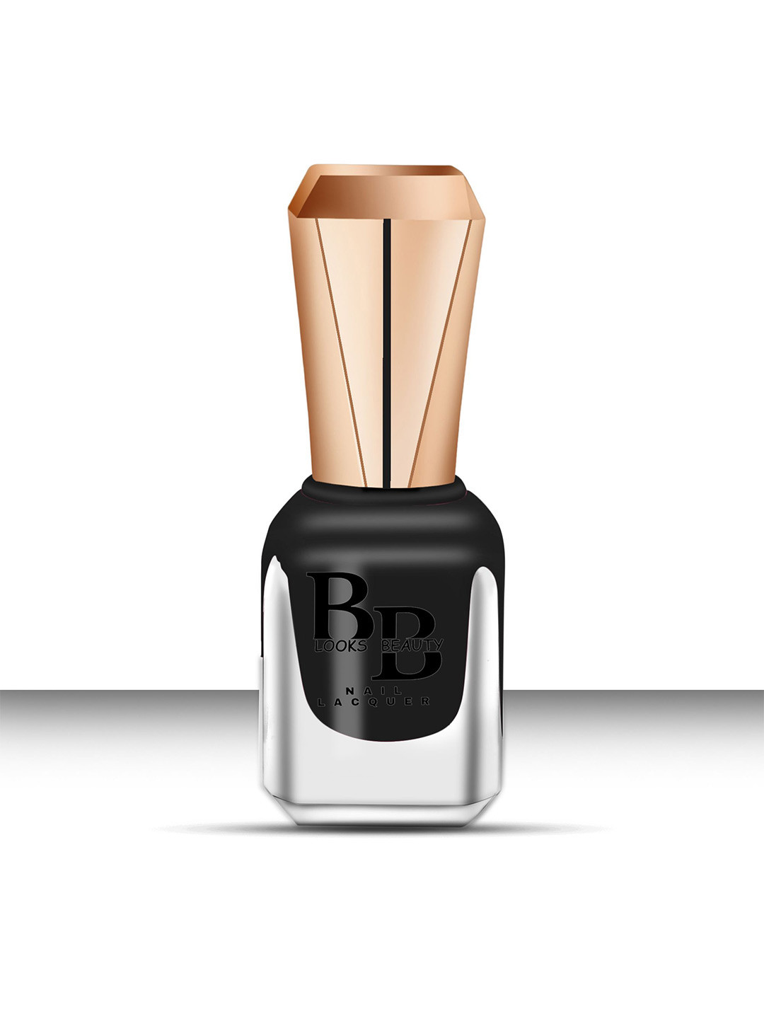 BB LOOKS BEAUTY HD Colors Nail Polish - 10 ml - Black Margarita - 28
