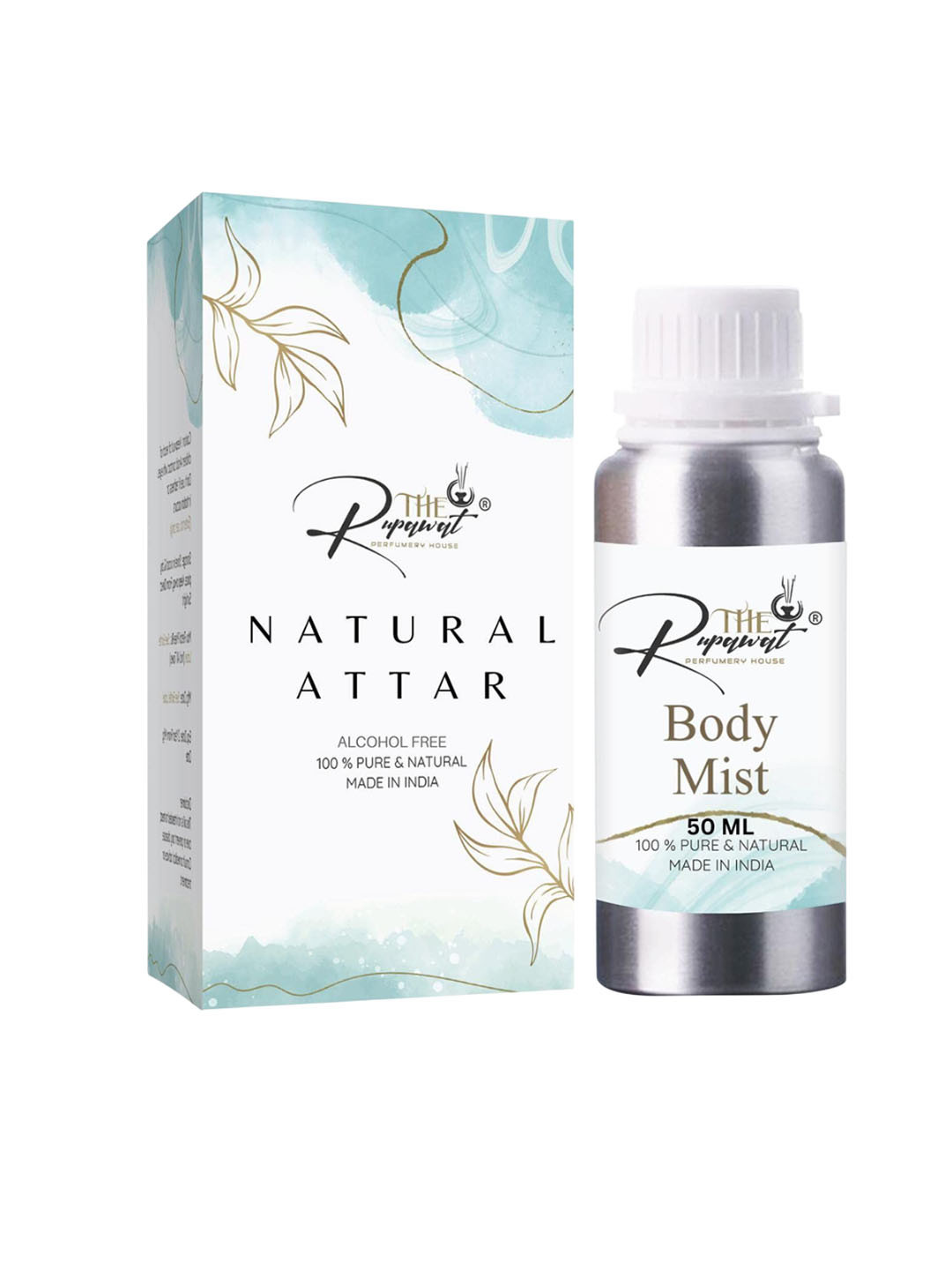 THE RUPAWAT Perfumery House Body Mist Natural & Pure Alcohol Free Attar- 50 ml