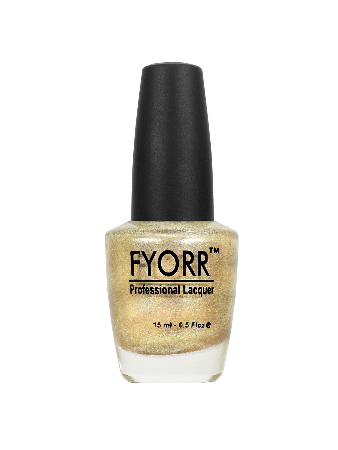 FYORR Professional Lacquer Long Lasting Nail Polish - 15ml - Gold Rush- 32