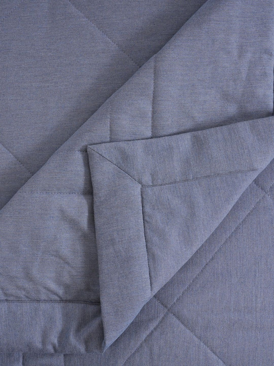 MASPAR Cotsmere Emmie Blue 110 GSM Cotton Double Bed Quilts