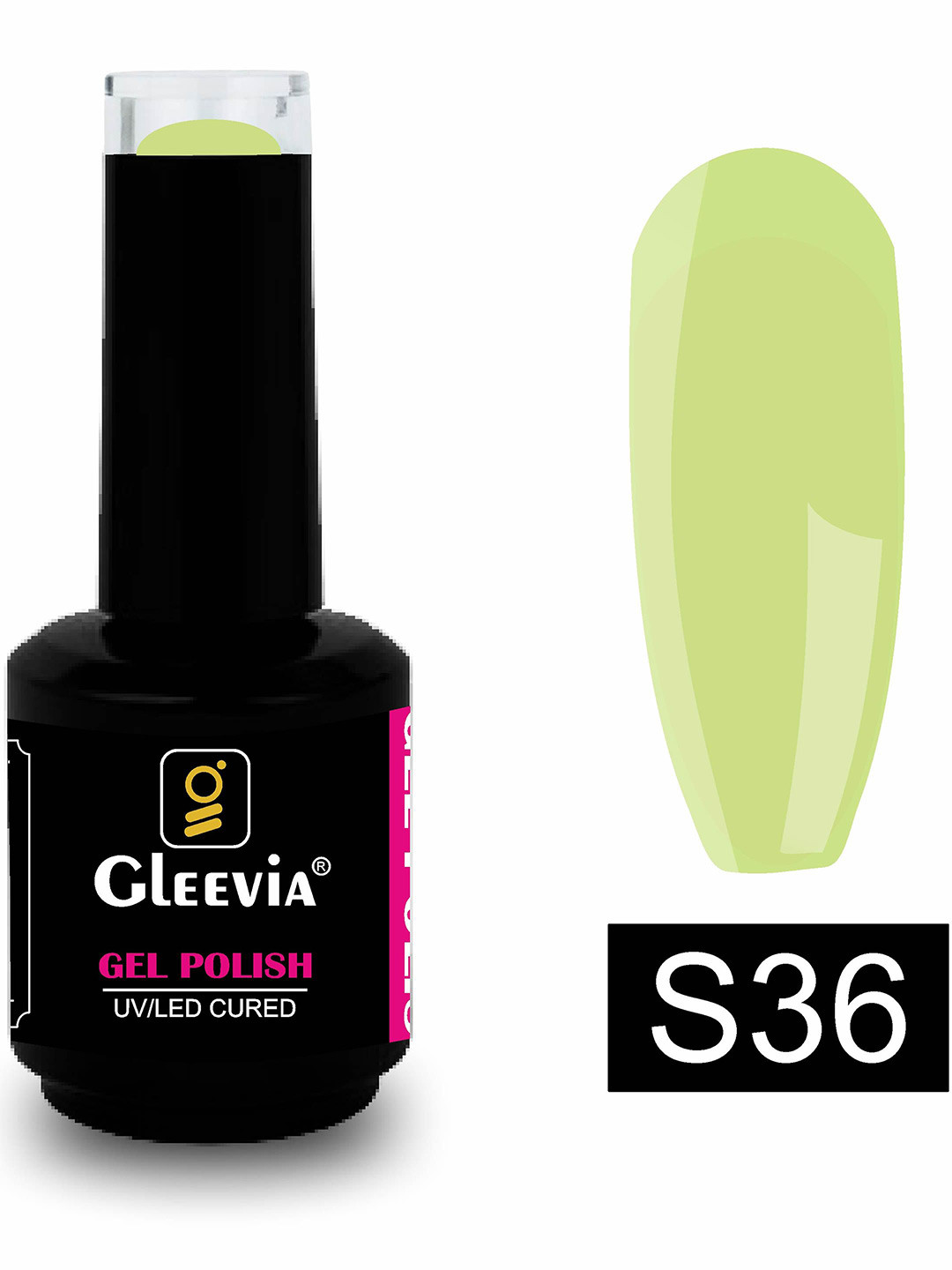 Gleevia UV Gel Nail Polish - 15 ml - Shade S36