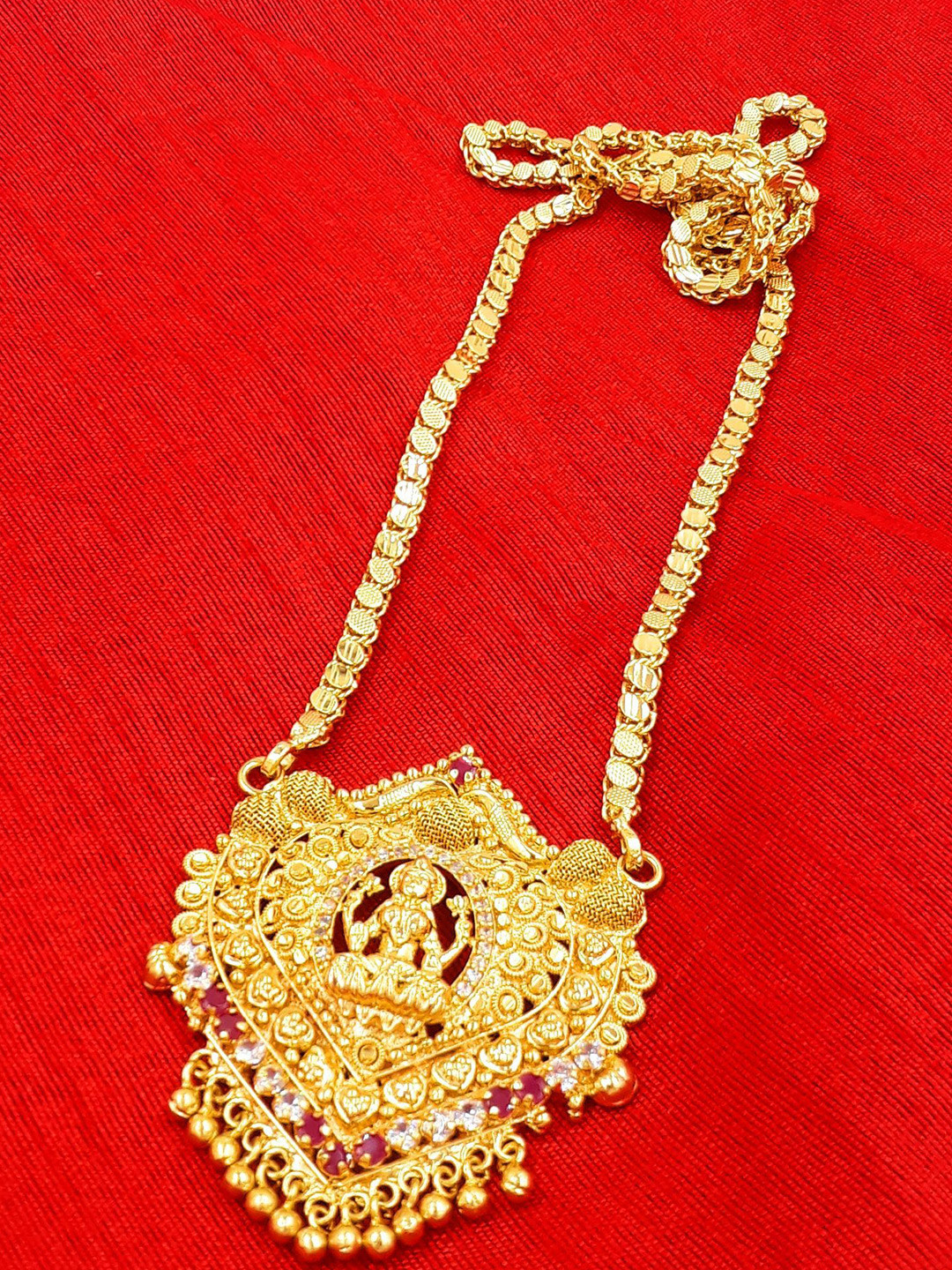 Anujeet Fashion Hub Copper Gold-Plated Antique Chain