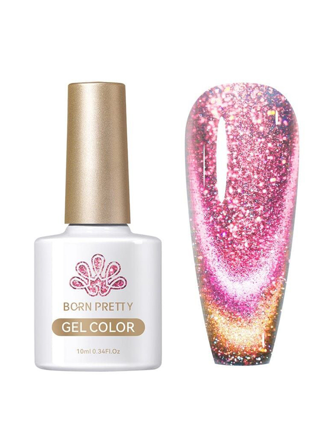 BORN PRETTY 9D Magnetic Chameleon Long Lasting Gel Nail Polish 10ml - RG01