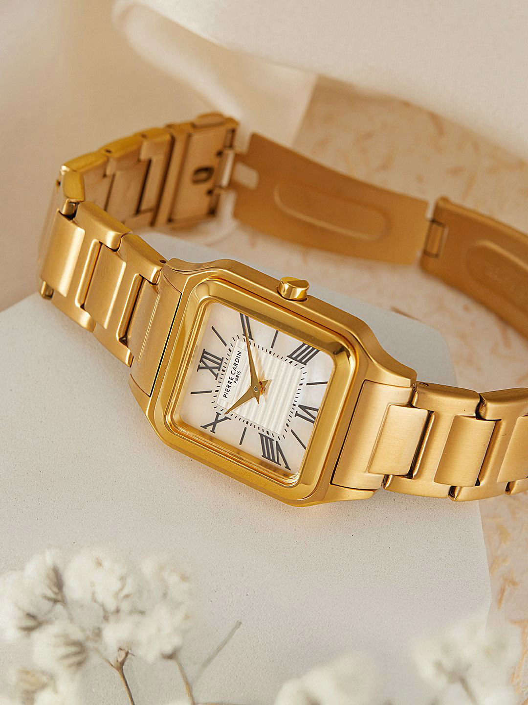 pierre cardin Women Dial & Stainless Steel Straps Analogue Multi Function Watch CF.1011.MG.1