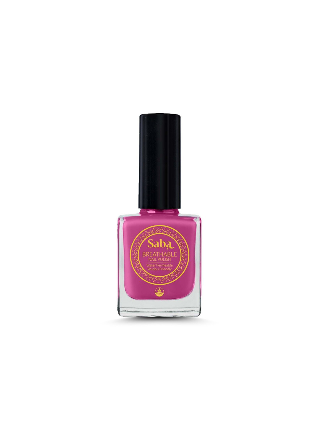 Saba Breathable Nail Paint- Mulberry Pink- 12 ml