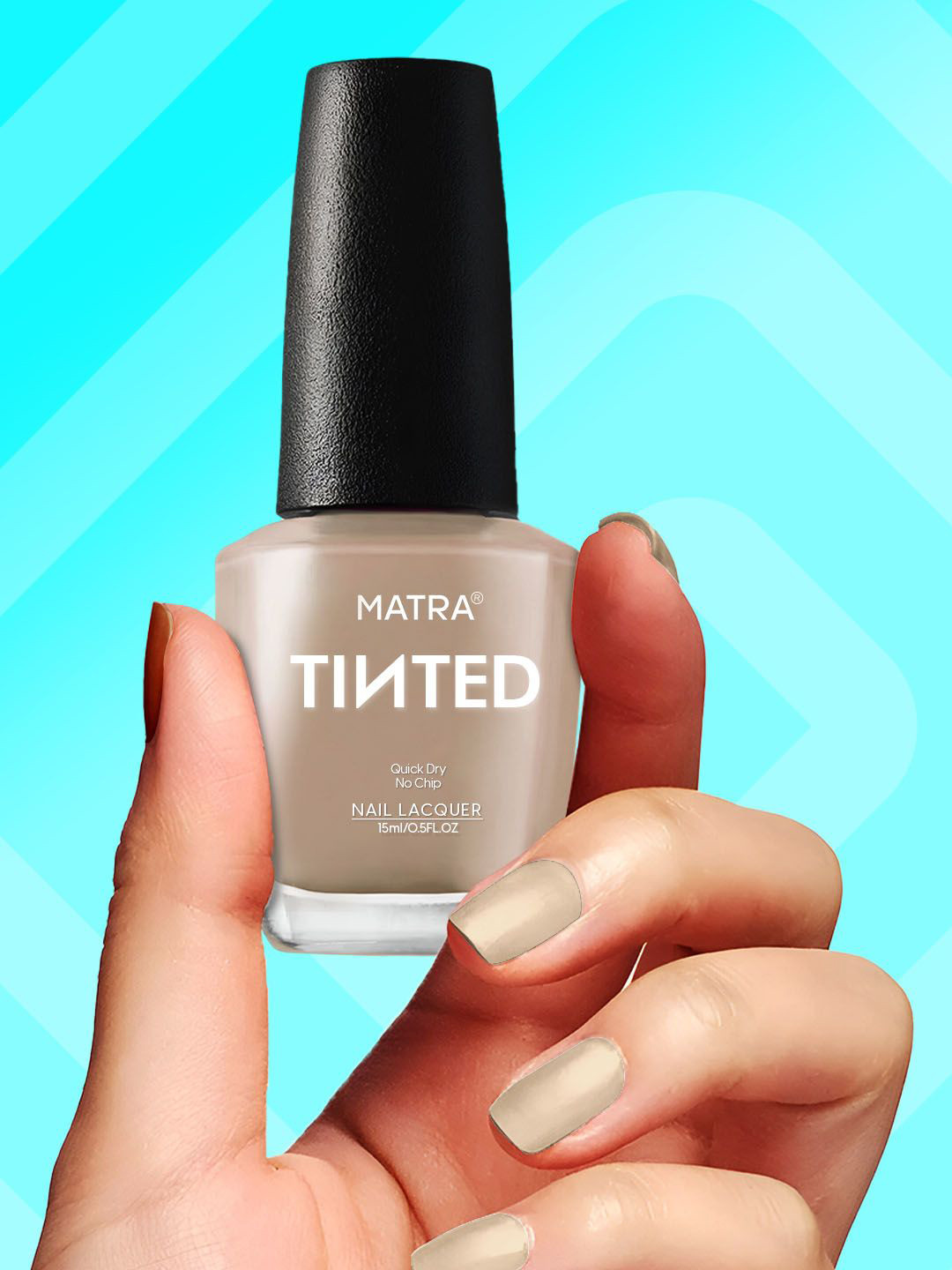 MATRA Quick Dry & No Chip Long Lasting Tinted Nail Lacquer 15 ml - Desert Dune