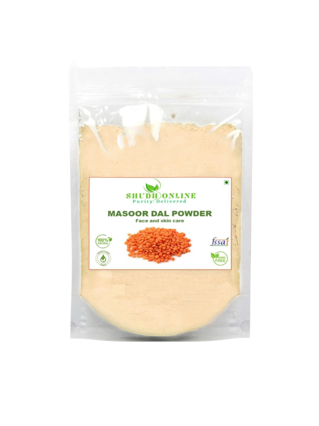 Shudh Online Masoor Dal Powder Face Pack For Skin & Face Care - 1000 g