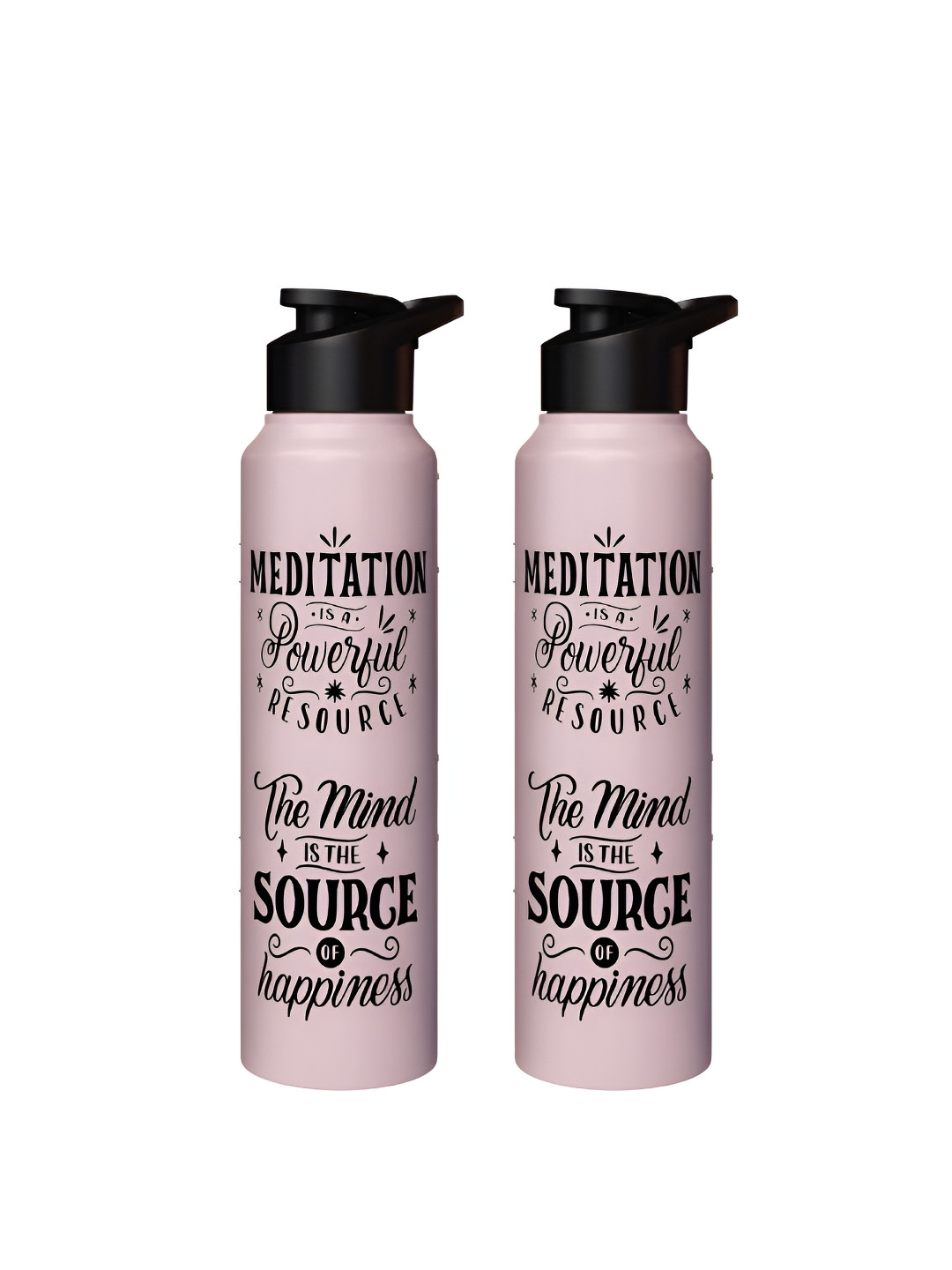 Speedex Invest In You Multi Typography Stainless Steel Light-weight 2 Piece Sipper - 1L