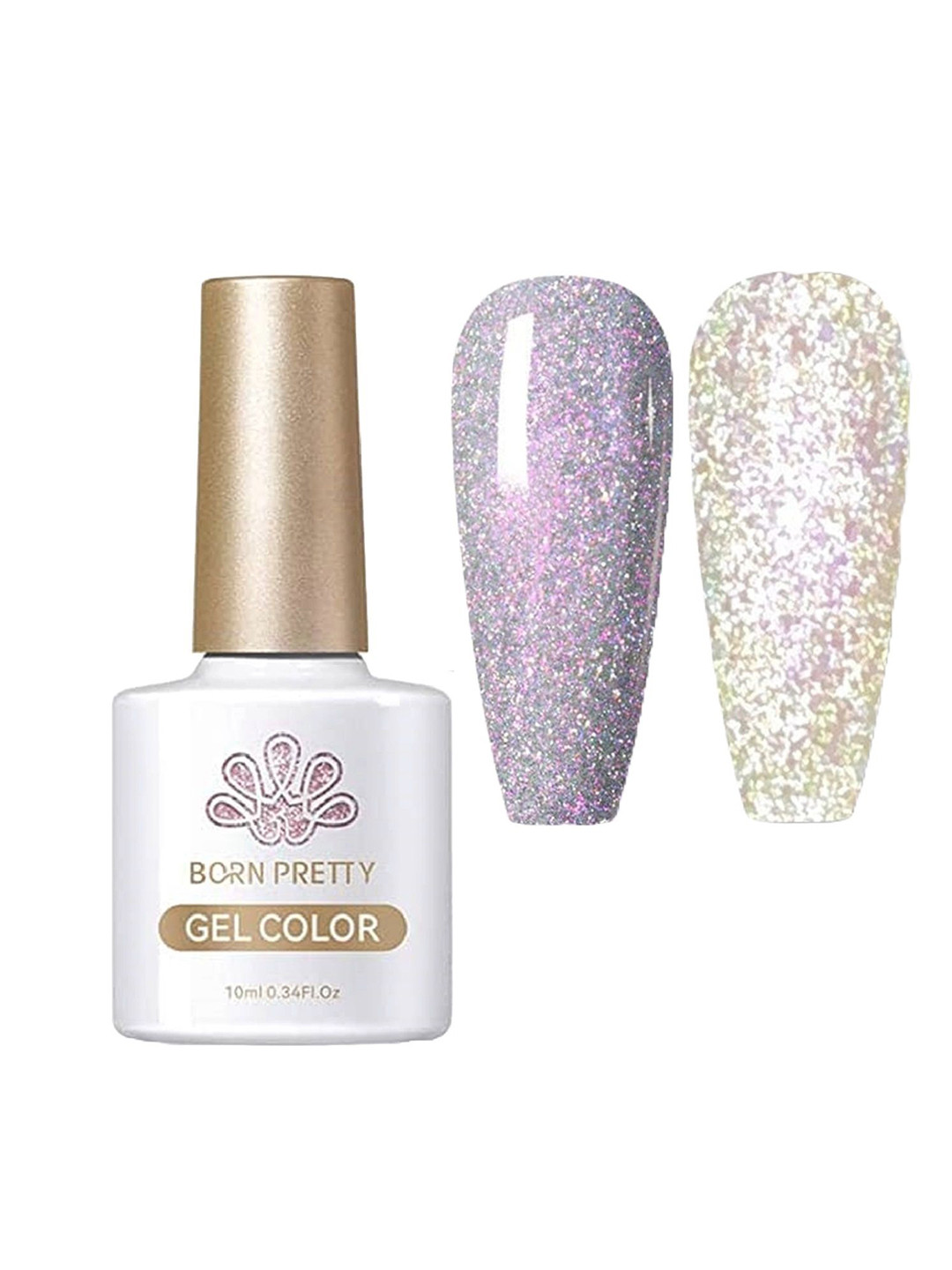 BORN PRETTY Reflective Glitter Gel Nail Polish - 10 ml - FBS 02