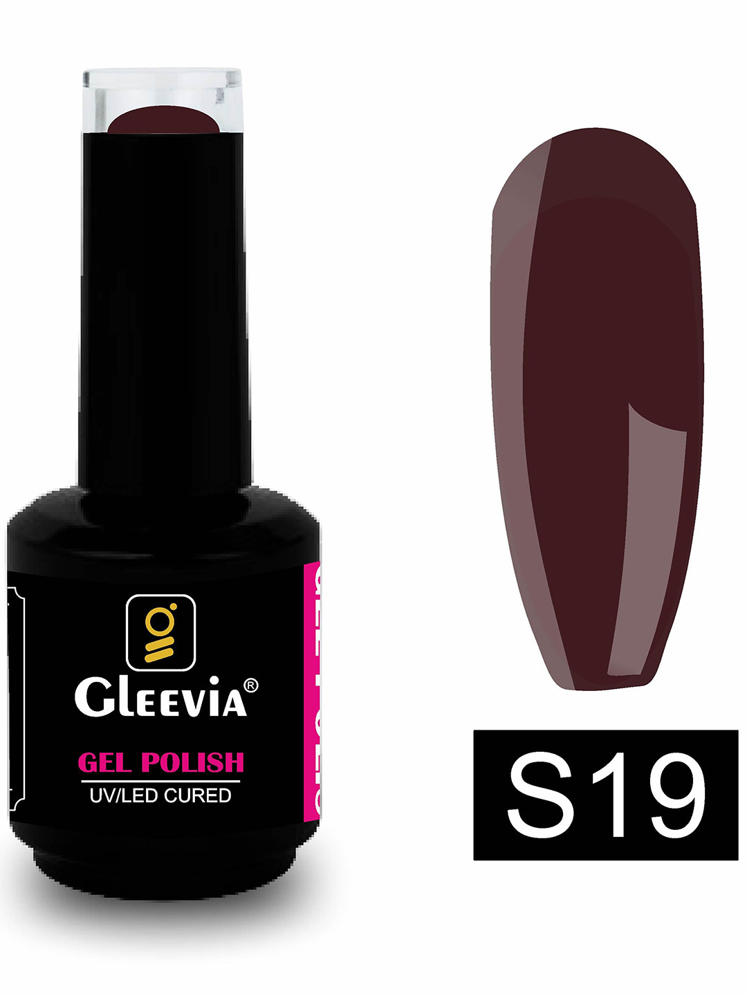 Gleevia UV Gel Nail Polish - 15 ml - Shade S19