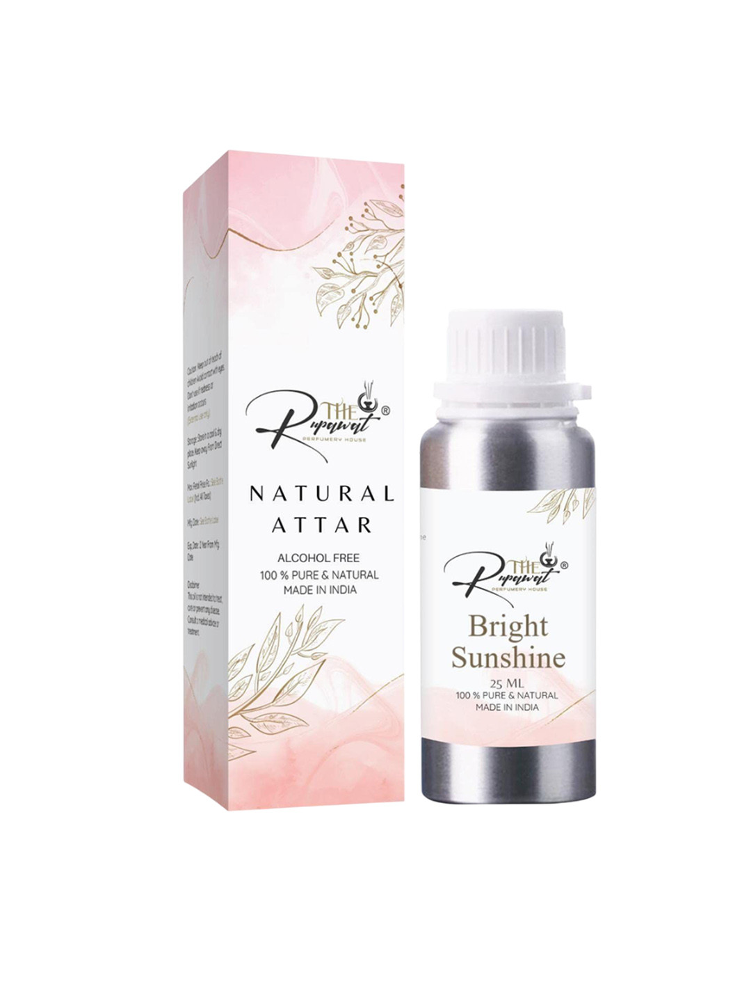 THE RUPAWAT Perfumery House Bright Sunshine Natural & Pure Alcohol Free Attar- 25 ml