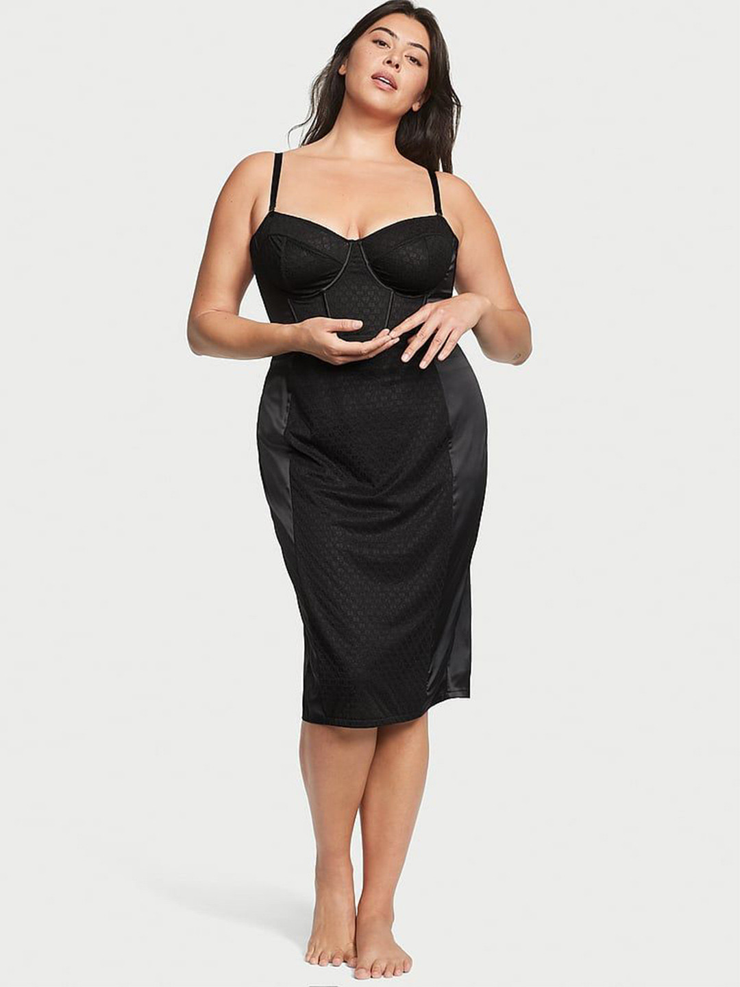 Victoria's Secret VS Archives Monogram Corset Dress