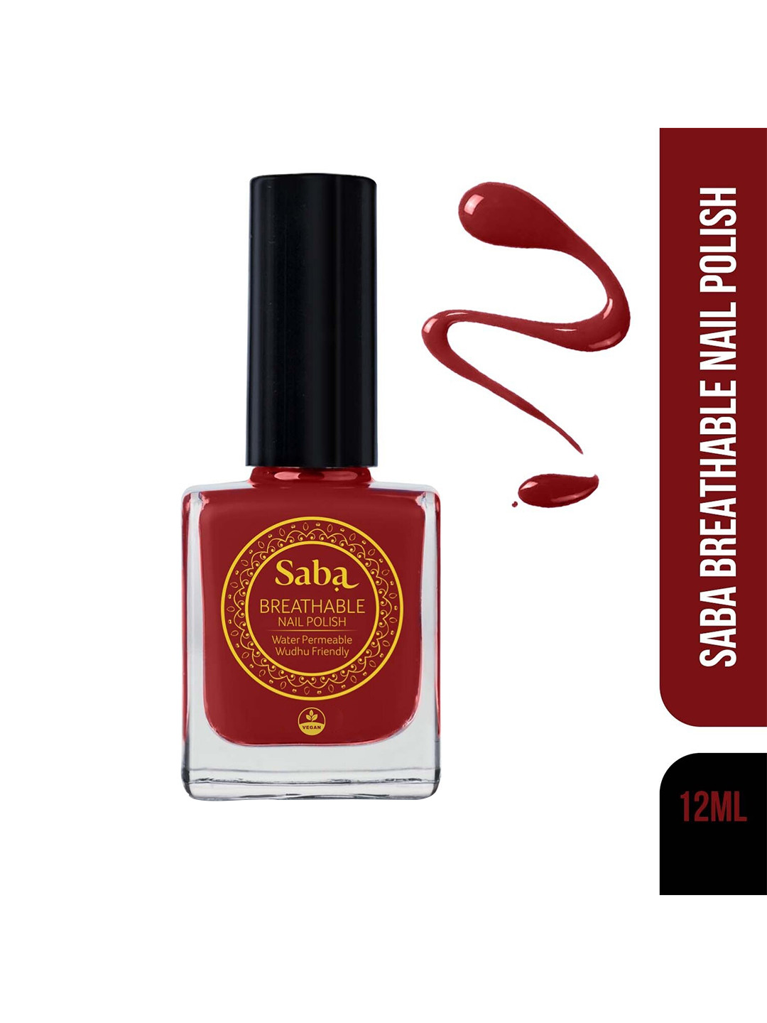 Saba Breathable Nail Paint-12ml-ROUGE RED