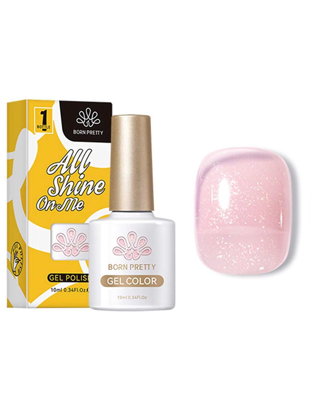 BORN PRETTY Long Wearing Gel Nail Polish - 10 ml - JN53