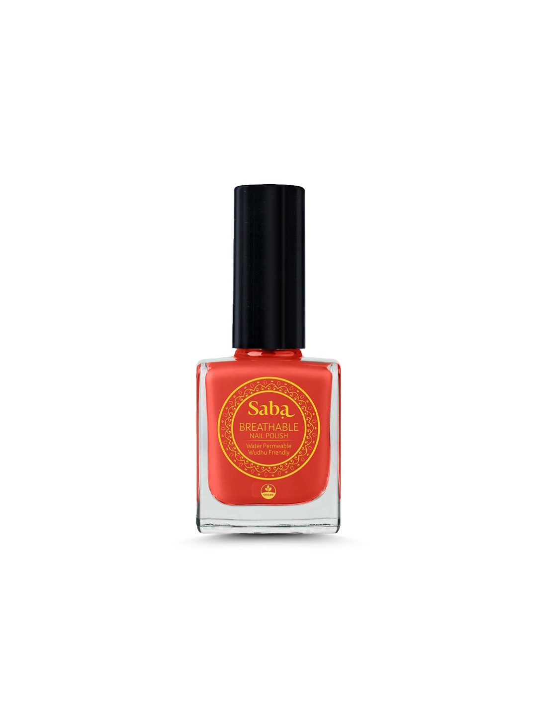 Saba Breathable Nail Paint- Hibiscus Red- 12 ml
