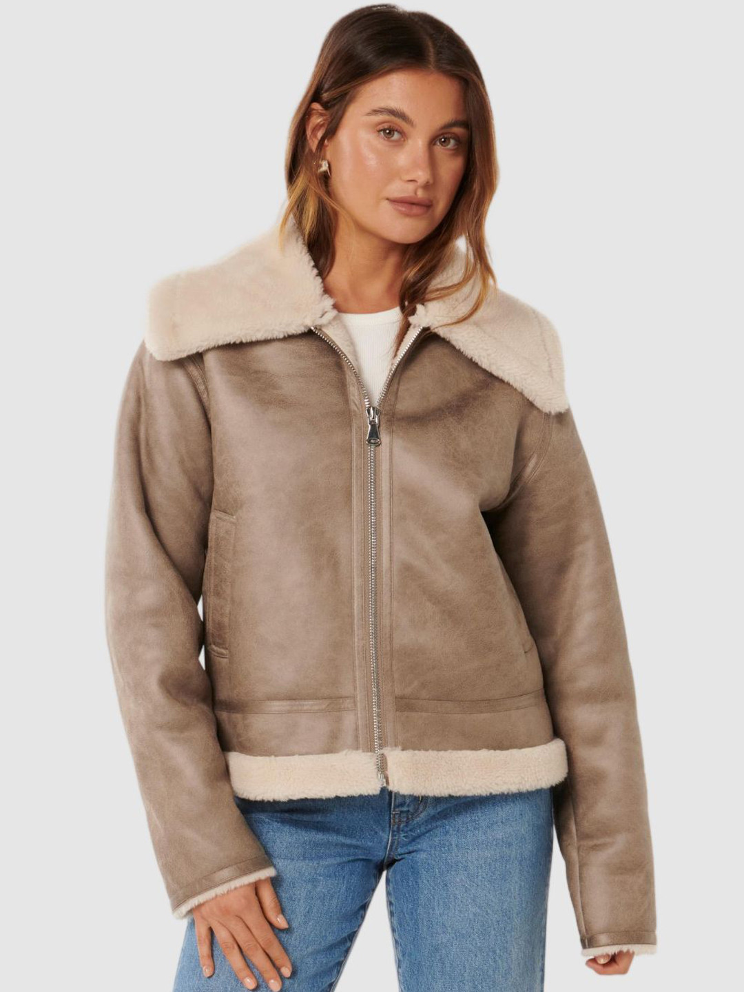 Forever New Women Leather Jacket