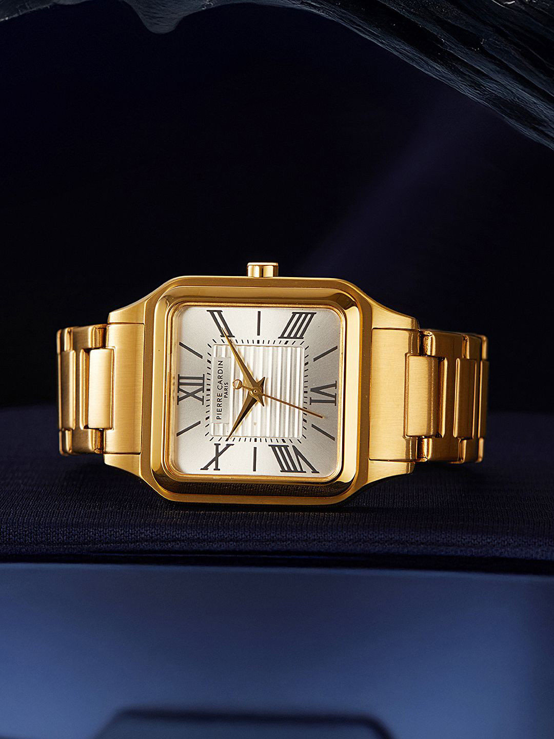 pierre cardin Men Dial & Stainless Steel Straps Analogue Multi Function Watch CF.1006.MG